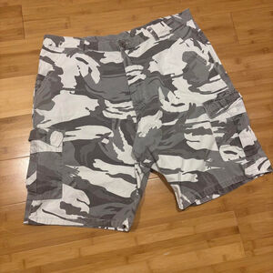 Grey And White Cargo Wrangler Jnco style Jorts